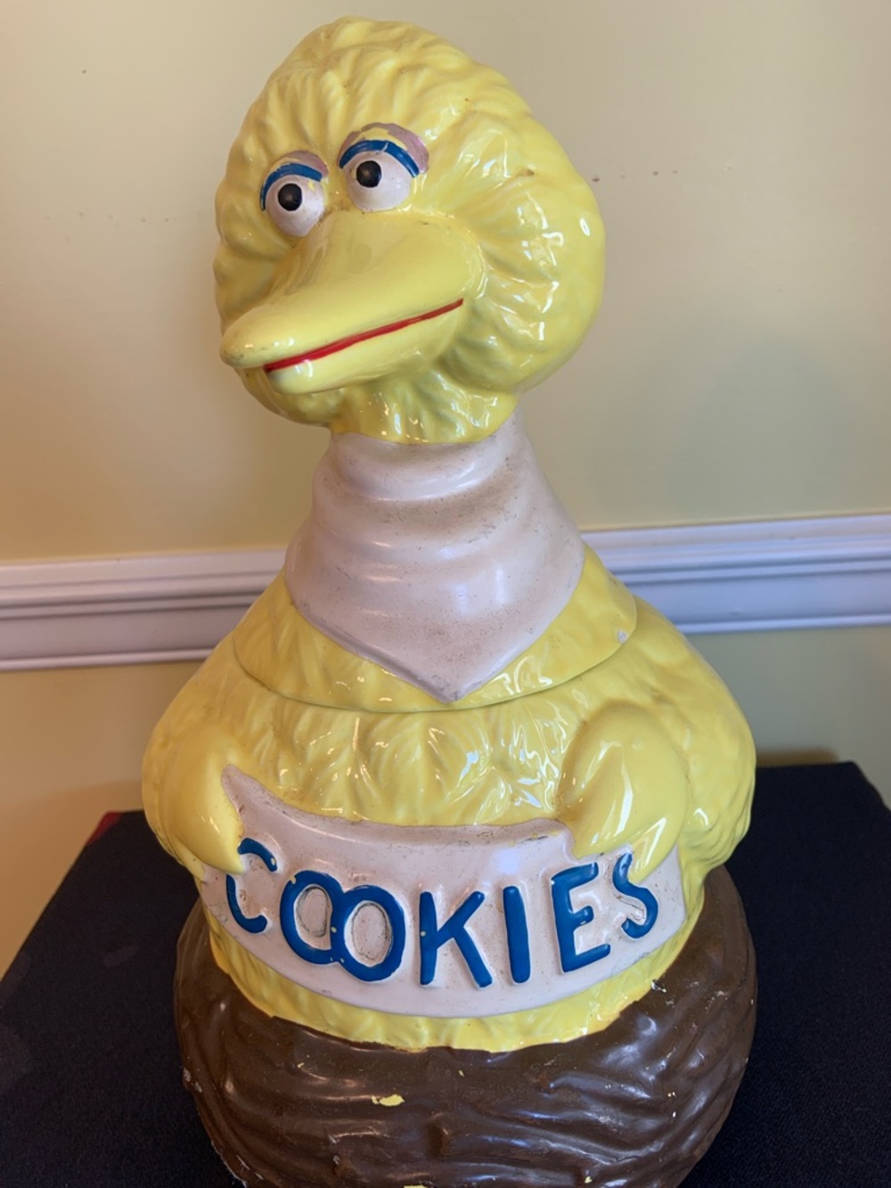 Rare Vintage Big Bird Cookie Jar 1970s